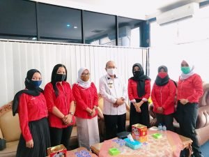 Audiensi dengan Sekdakab Lampura, LSPM Lampung Siap Jadi Garda Terdepan Bidang Pemberdayaan Perempuan dan Anak