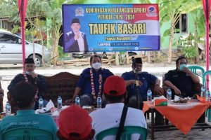 Bertemu Kelompok Tani Lampung Selatan, ini Harapan Taufik Basari