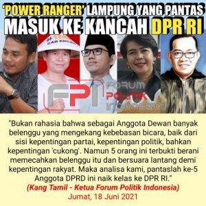 ‘Power Rangers’ Lampung yang Pantas di Senayan