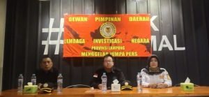 Jelang Pelaksanaan Pengukuhan Pengurus, DPD LIN Lampung Gelar Konferensi Pers