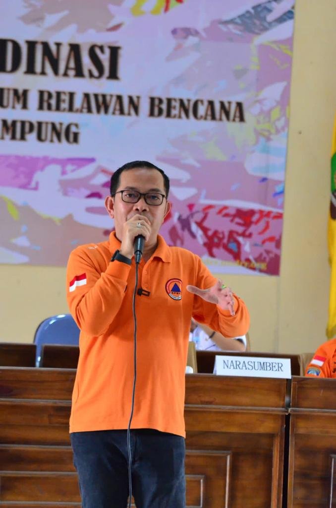 Deni Ribowo Pimpin Forum Relawan Bencana Lampung
