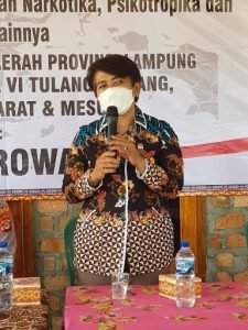 Budhi Condrowati Ajak Masyarakat Tulangbawang Bentengi Diri dari Bahaya Penyalahgunaan Narkoba