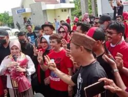 Budhi Condrowati Kawal Kedatangan Istri Capres Ganjar di Mesuji