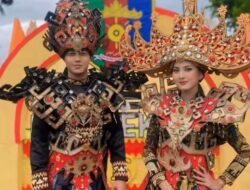 Putri Mantan Wabup Pringsewu Jadi BA Pawai Budaya Lampung