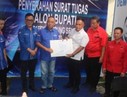 Demokrat Serahkan Surat Tugas untuk Nanang Ermanto Maju Pilkada Lampung Selatan