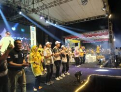 Gebyar Lampung Maju di Sukoharjo, Ririn dan Hanan Goyang Ribuan Warga Pringsewu