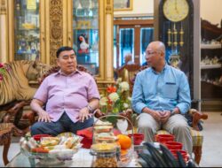 Sowan ke Sjachroedin ZP, Mirza Dinilai Punya Potensi Besar Jadi Gubernur Lampung