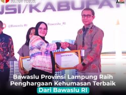 Bawaslu Provinsi Lampung Raih Penghargaan Kehumasan Terbaik Dari Bawaslu RI