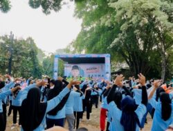 Ratusan Warga Gunung Sari Antusias Ikuti Senam Sehat Iyai Mirza