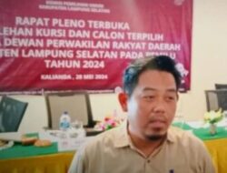 KPU Lamsel Tetapkan 50 Caleg Terpilih