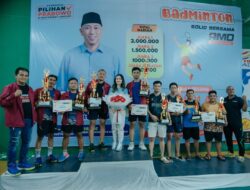 Turnamen Badminton Solid Bersama RMD 2024 Resmi Ditutup