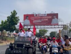 Yel-yel “Lanjutkan” Iringi Konvoi Nanang – Antoni ke KPU