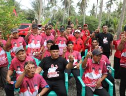 Gelar Silaturahmi, Cabup Nanang Minta Doa dan Dukungan Masyarakat Desa Agom