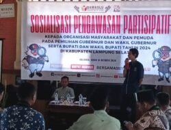 Sosialisasi Pengawasan Partisipatif Bawaslu, Ketua IWO Lamsel Sebut Pemuda Jangan Antipati terhadap Politik