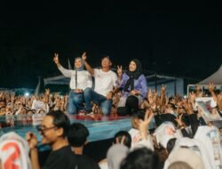 Meski Diguyur Hujan, Konser Kampanye Mirza-Jihan dan Bunda Eva Berlangsung Meriah