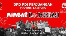 Besok PDI Perjuangan Lampung Gelar Mimbar Demokrasi, Bahas Penguatan Demokrasi