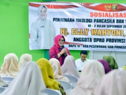 Elly Wahyuni Bangkitkan Kesadaran Kebangsaan Warga Pringsewu