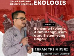 Diskusi Majelis Jum’at Klasika: Membaca Bencana Ekologis di Antara Alam atau Sistem yang Gagal?