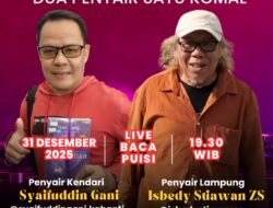 Dua Penyair Satu Komal, Rayakan Ganti Tahun