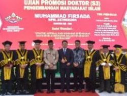 Ketua DPRD dan Gubernur Hadiri Promosi Doktor, Disertasi Firsada Soroti Pencegahan Radikalisme
