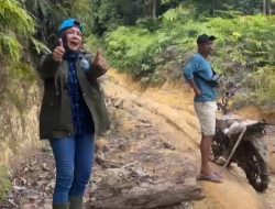 Menembus Jalan Tanah Ujung Pesibar, Reses Imelda SH Penuh Harap dan Luka Infrastruktur