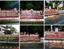Kajati Berani, Masyarakat Apresiasi Lewat Ratusan Papan Bunga