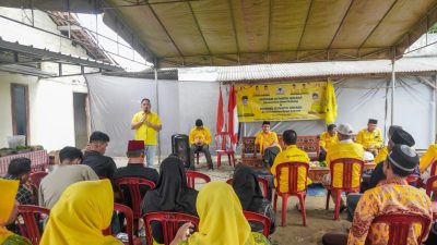 Muscam XI dan Musdes Golkar Bumi Nabung Menggeliat, Abdul Purnomo Nahkodai Mesin Partai