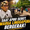 Saat APBD Seret, Warga Linggapura Bergerak: Lima Titik Jalan Kabupaten Dibangun dengan Swadaya