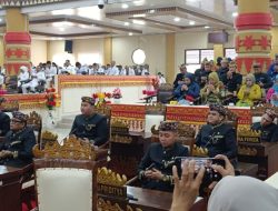 Dewan Molor di Sidang Paripurna HUT ke-344 Kota Bandarlampung