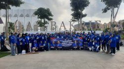 Gerakan Langit Biru Dimulai, Demokrat Bandarlampung Bersih Masjid dan Tebar Kepedulian