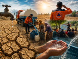 BPBD Lampung Siaga Hadapi El Nino Godzilla, Air Bersih Disiapkan untuk Wilayah Rawan Kekeringan