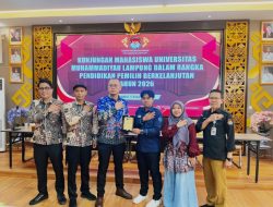 HMPS Ilmu Pemerintahan UM Lampung Belajar Partisipasi Pemilih di KPU Kota Bandar Lampung