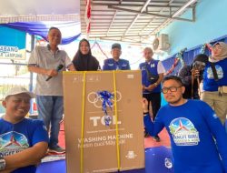Banjir Doorprize, Demokrat Bandarlampung Rayakan HUT ke-25 dengan Jalan Sehat Bersama Rakyat