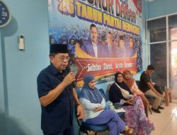 Demokrat Tutup HUT ke-25, Setetes Darah Jadi Pesan Kemanusiaan