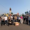 IJP Lampung Bagikan 3.000 Masker kepada Pengendara di Tugu Adipura