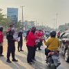 Antisipasi Dampak Erupsi Anak Krakatau, PDI Perjuangan Lampung Turun Bagikan Masker Gratis