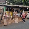 Krakatau Mengabu, Gerindra Lampung Bersama Sayap Partai Turun Tangan Bagikan 15 Ribu Masker