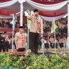 Gubernur Mirza Pimpin Apel HUT Pramuka di Kota Baru